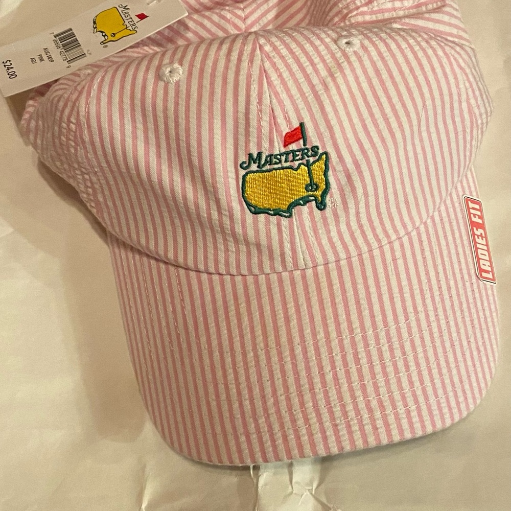 2017 AUGUSTA NATIONAL- MASTERS GOLF TOURNAMENT- Pink Seersucket Hat